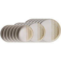 TELLER-SET Trio Creme 18er Set - Creme, Keramik (2/2/2cm) - Ritzenhoff Breker