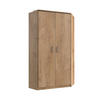ECKSCHRANK 2 Türen - L95 cm - Eiche Artisan, Holzwerkstoff (95/198/95cm) - Calicosy