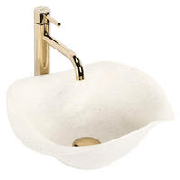 AUFSATZWASCHBECKEN Rea Hm-35b Handmade Art - Beige, Keramik (39/16/39cm) - REA