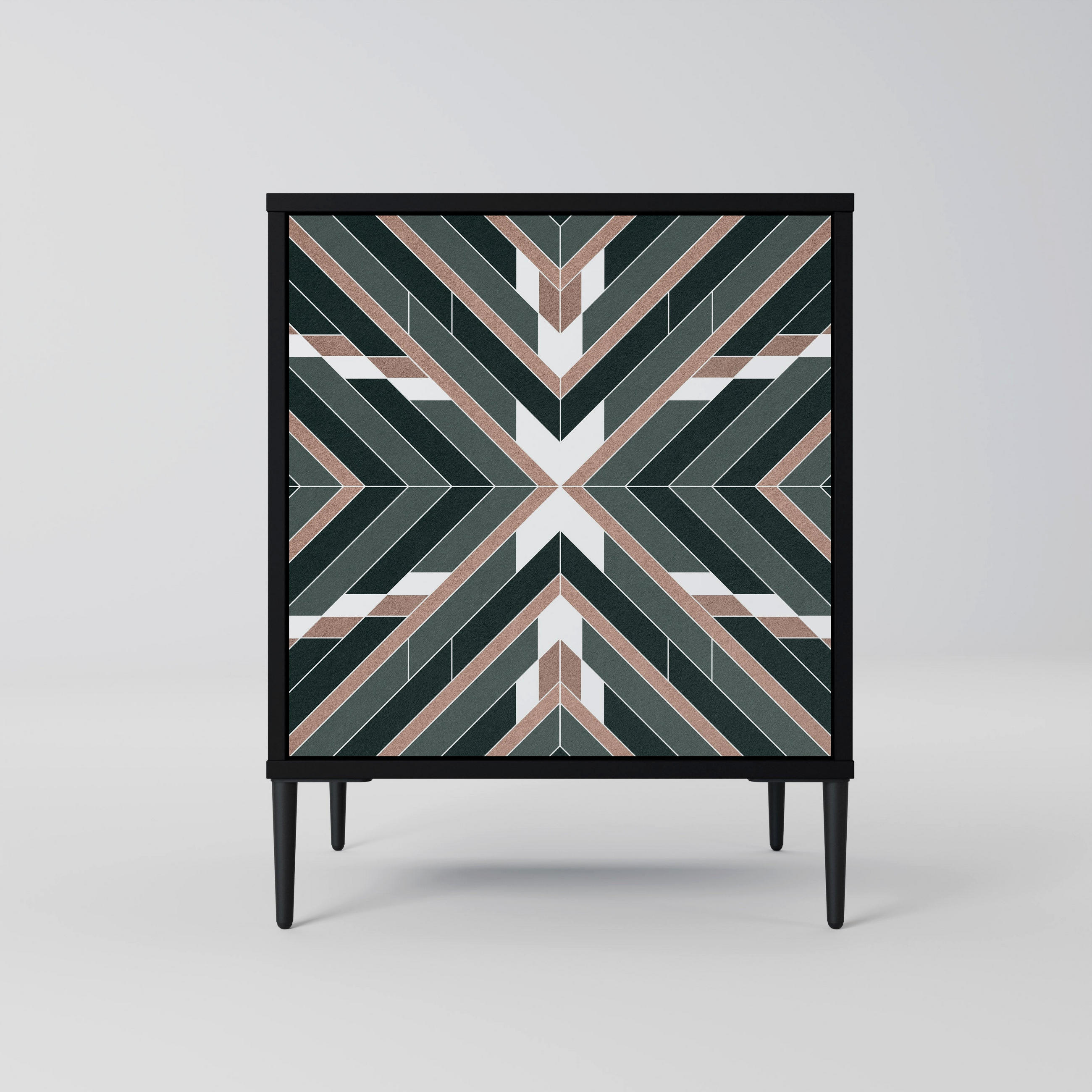 SpaceRebels Sideboard Schwarz 57.5x72.5x42 cm