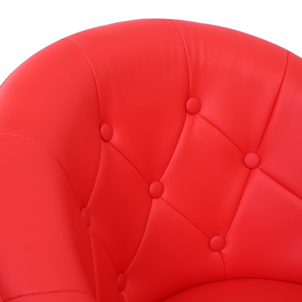 COCKTAILSESSEL HAVANNA Kunstleder Rot - Rot, Textil/Metall (62/88/58cm) - SVITA