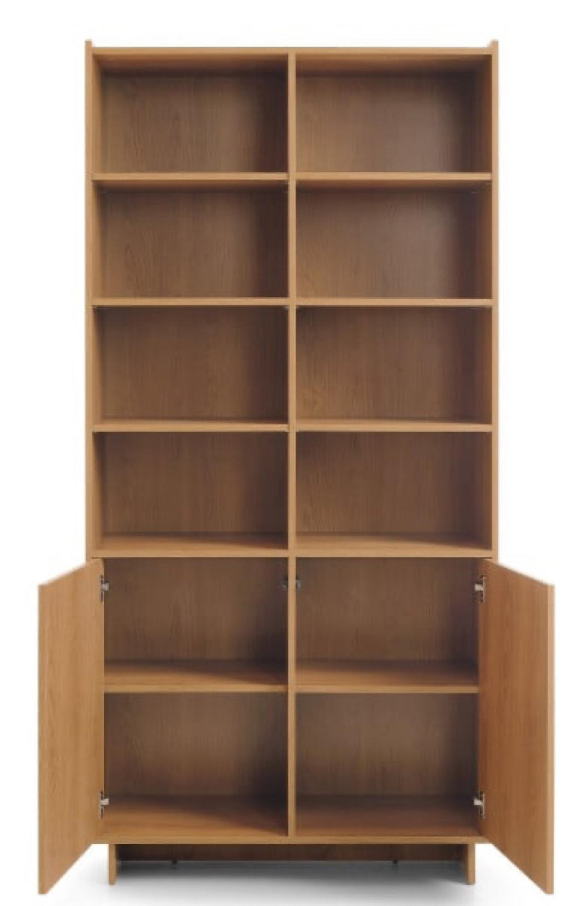 REGAL Eiche R98 98x39 cm Aus Holzwerkstoff Fuer Wohnzimmer - Eichefarben, Holzwerkstoff (98/201/39cm) - Sepro Meble