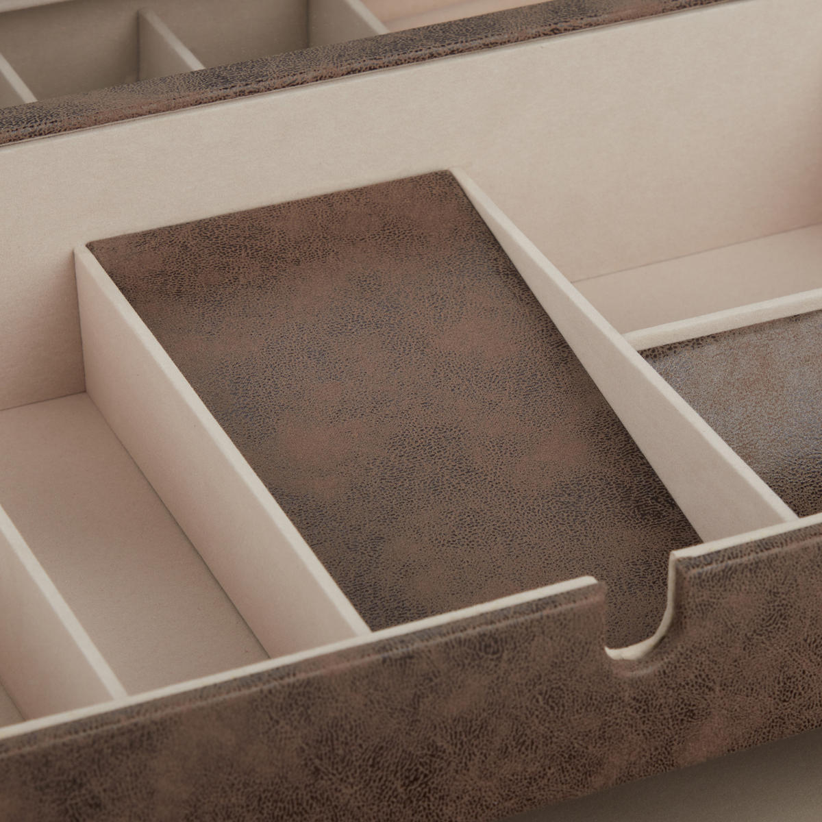 SCHMUCKKÄSTCHEN - Multicolor, Holzwerkstoff/Wellpappe (34/13/31cm) - Relaxdays