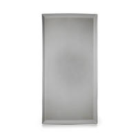 SERVIERPLATTE RECHTECKIG EQUINOXE 55,5 cm Pfeffer - Hellgrau, Keramik (28/3/55.5cm) - Revol Porcelaine France