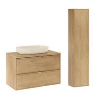 KOPALNIŠKO POHIŠTVO 80cm Elias 2-delni komplet Les - rjava, leseni material (80/52.2/46cm) - Petits-meubles