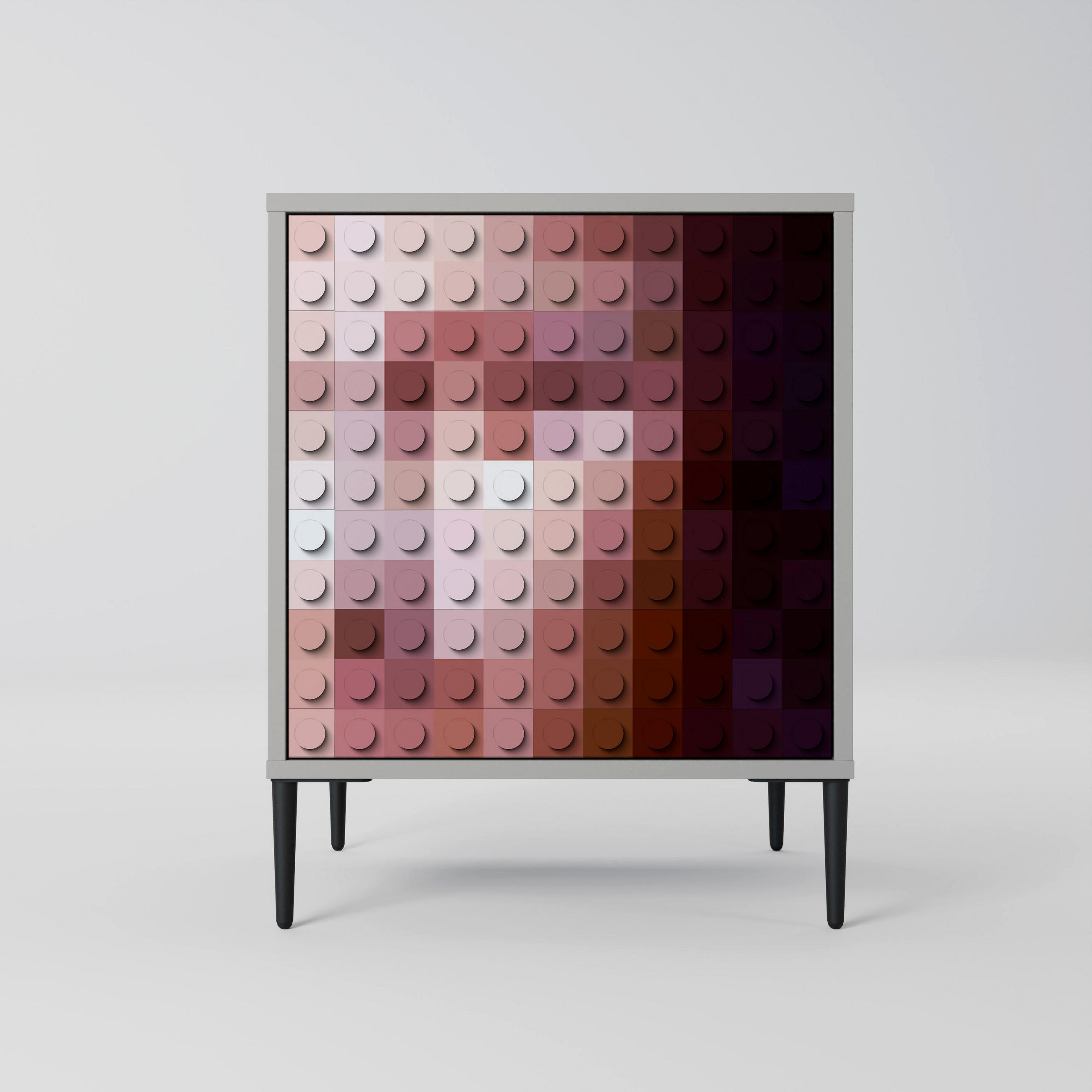 SpaceRebels Sideboard Grau 57.5x72.5x42 cm