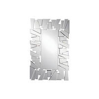 WANDSPIEGEL - 120cm x 4.5cm - Spiegelglas - silberfarben - UYUNI - Silberfarben, Glas (120/76/4.5cm) - Vente-Unique