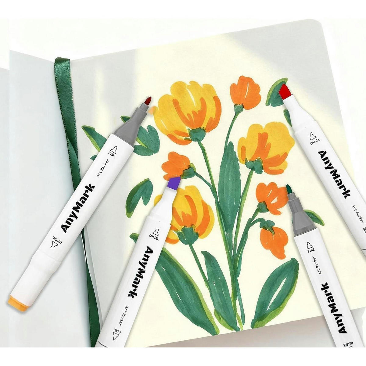 MARKER-SET 48 Farben Twin Tip mit Tragetasche - Multicolor, Kunststoff (15/10.5/16.5cm)