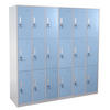 SCHLIESSFACH Blau - Blau, Metall (180/180/50cm) - MCW