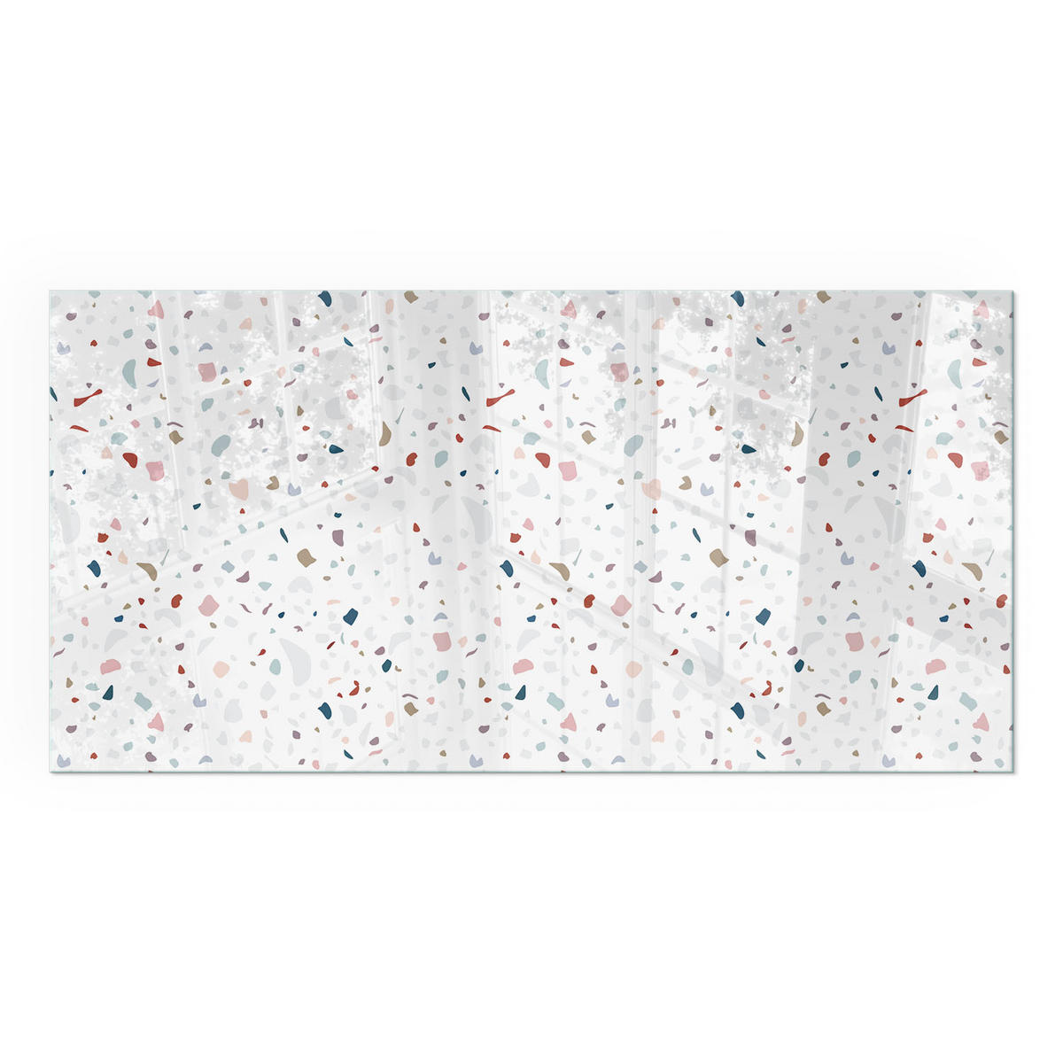 GLASPLATTE für Kamin 120x60 cm - Weiß, Glas (120/60/0.4cm) - TULUP