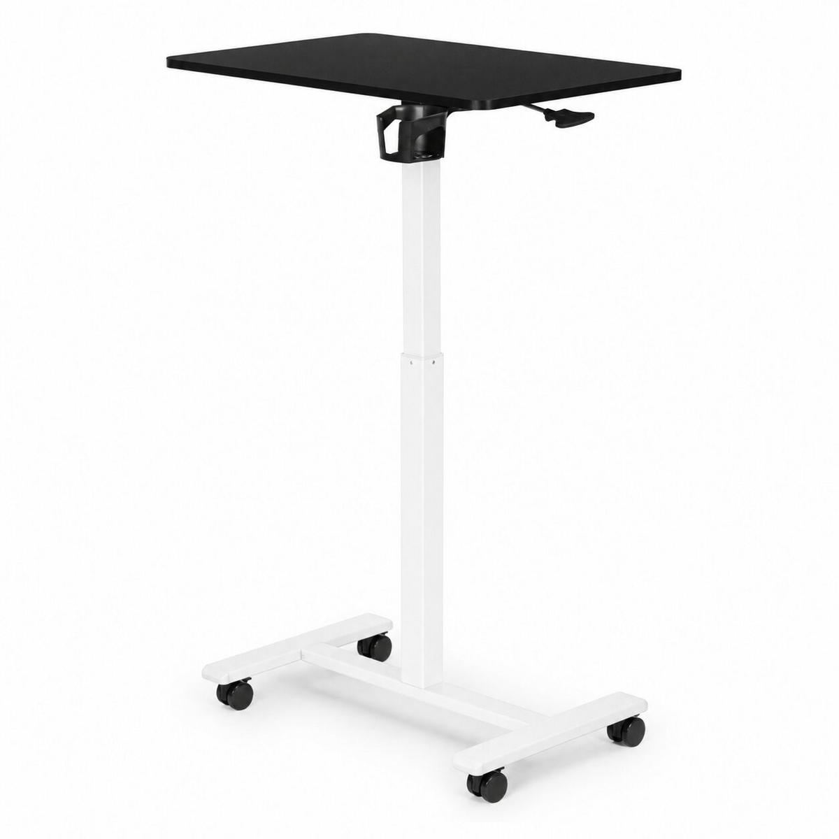SCHREIBTISCH MILO Schwarz - Weiß - Schwarz/Weiß, Holzwerkstoff (48/71/71.5cm) - Mat-Haus
