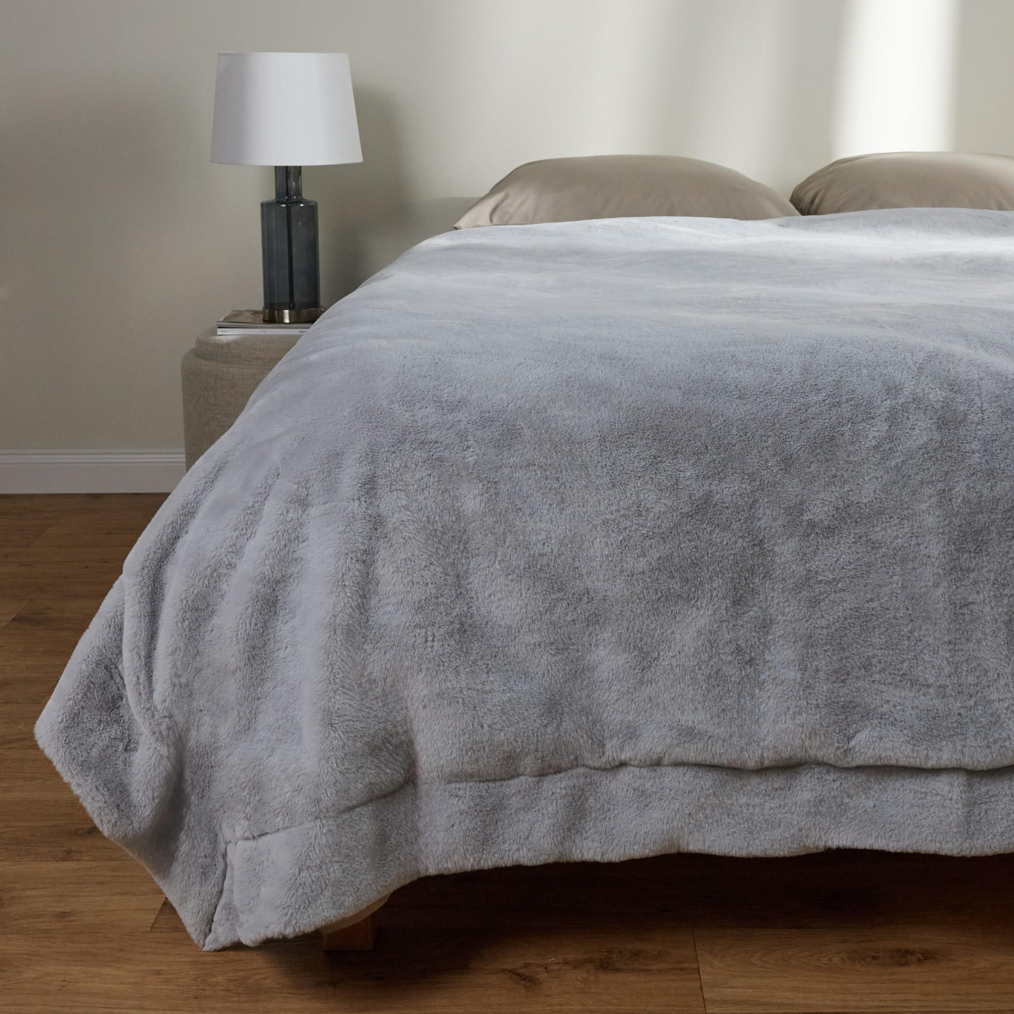TAGESDECKE Marolina - Hellgrau, Textil (200/220cm) - home&you