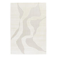 TEPPICH sehr weich mit Relief-Effekt Beige - Beige, Textil (160/230cm) - AFK Living