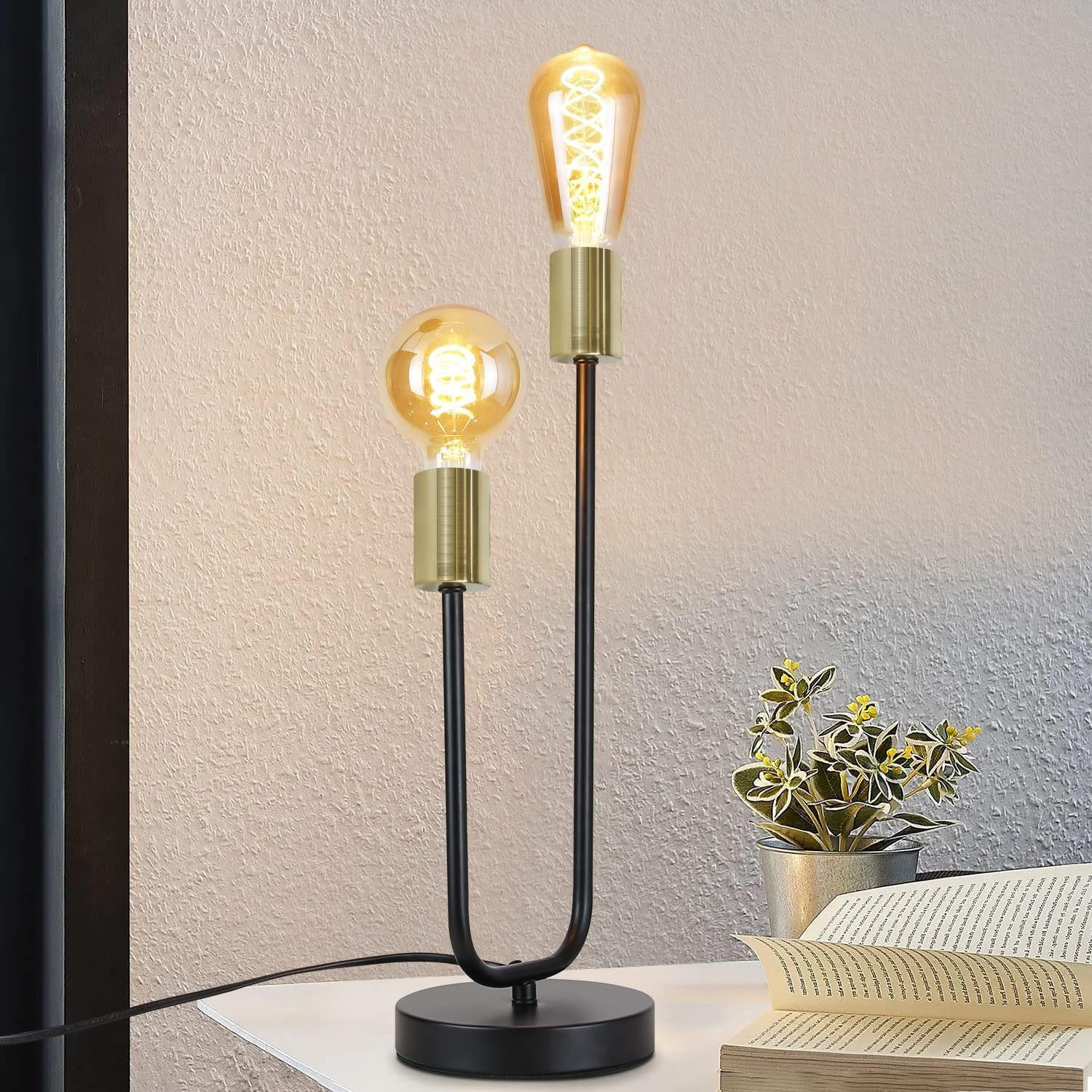 TISCHLEUCHTE Offenbach 14/14/45 cm - Schwarz, Metall (14/14/45cm) - Nettlife