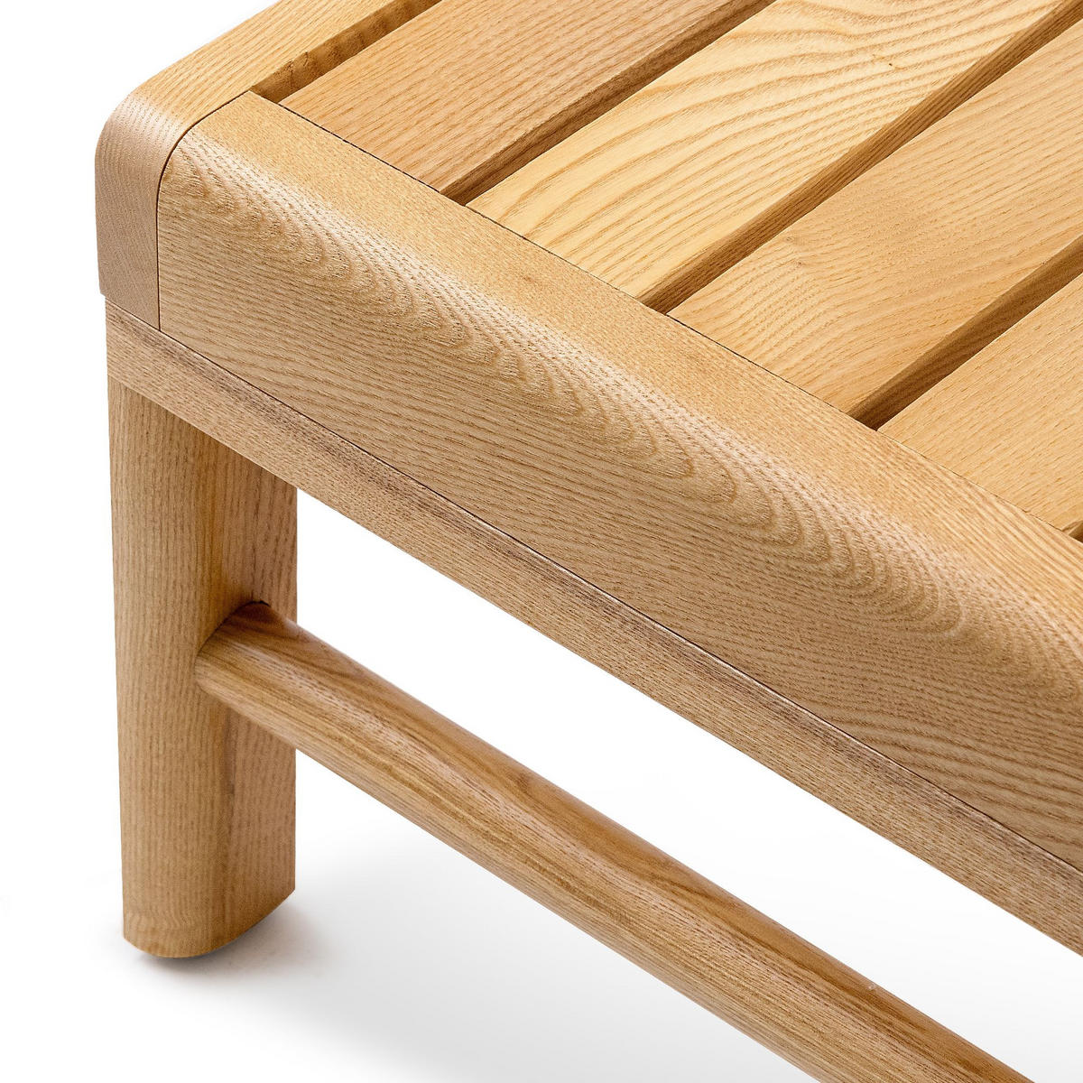 GARTENTISCH ATREDA - Eschefarben, Holz/Textil (80/70/30cm) - KONSIMO®