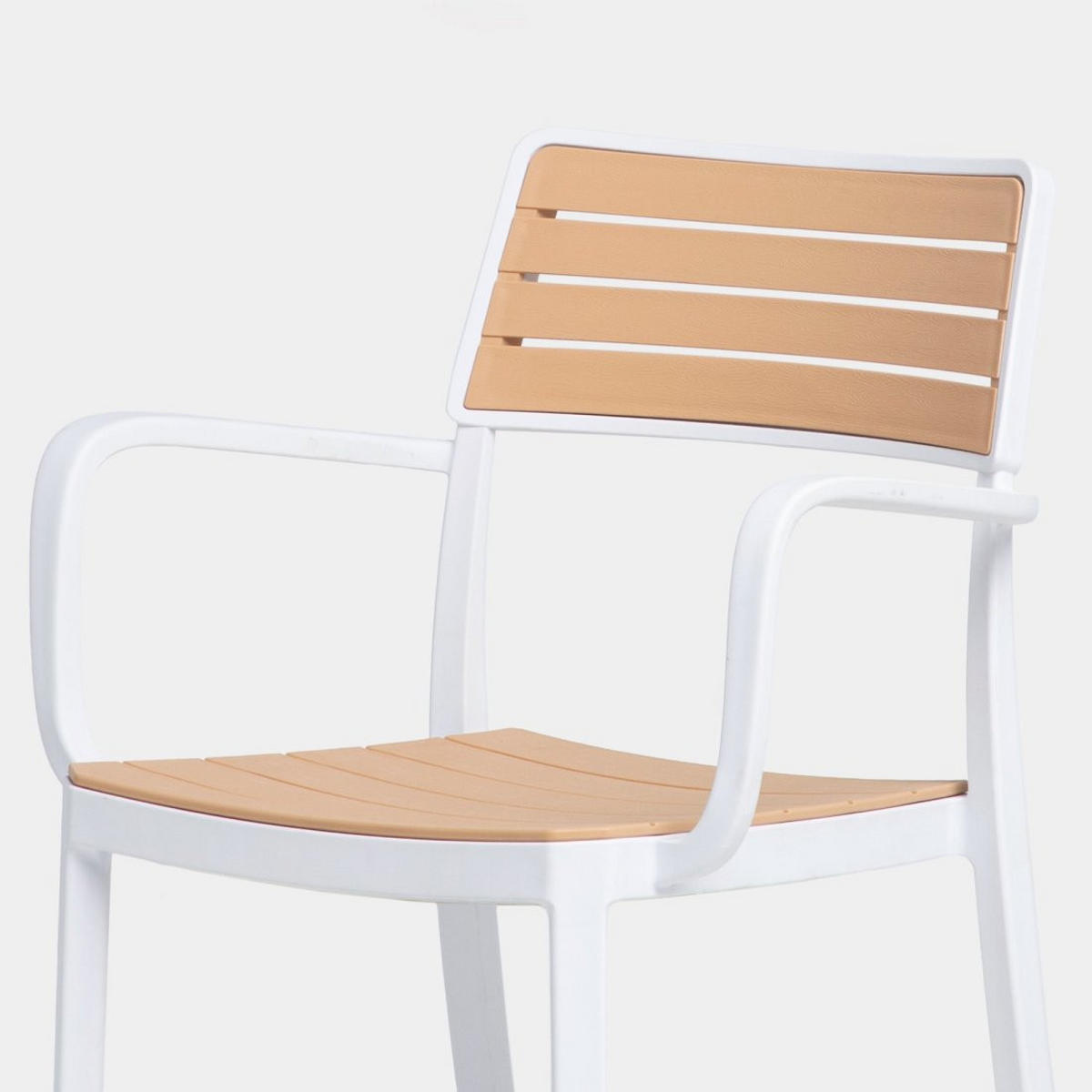 STUHL FÜR DRAUSSEN Hilda Zweifarbig 54 cm x 80 cm - Multicolor, Kunststoff (54/80/54cm)