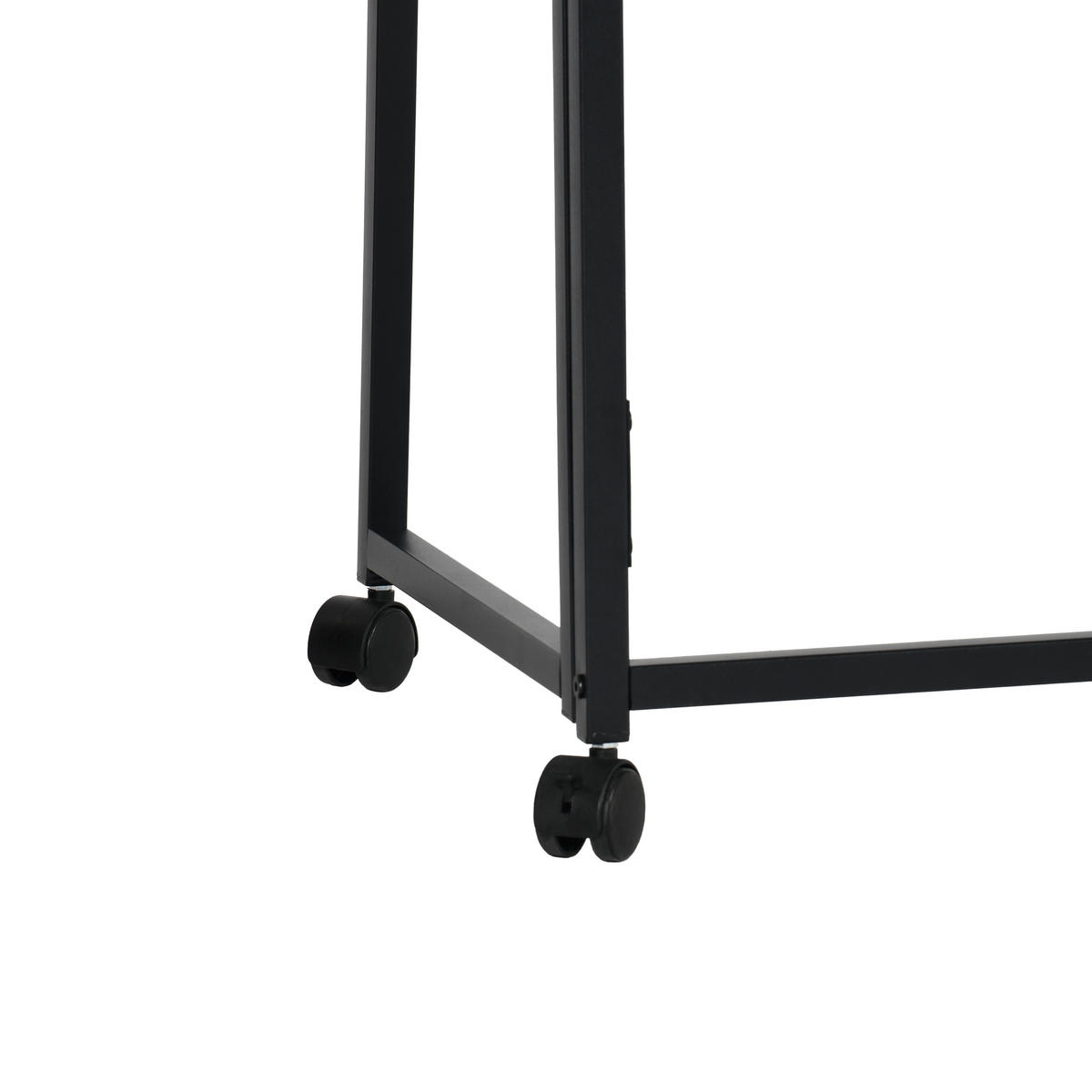 SCHREIBTISCH in Stahl - Braun, Metall (80/40/70.5cm) - Meubles Cosy