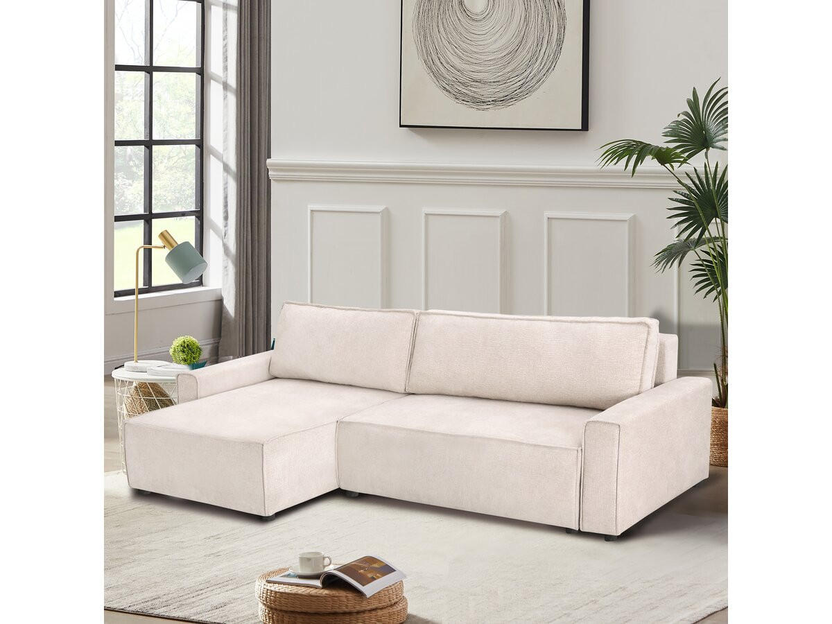 ECKSOFA montaigne beige - Beige, Textil (153/282cm) - Habitat Garten