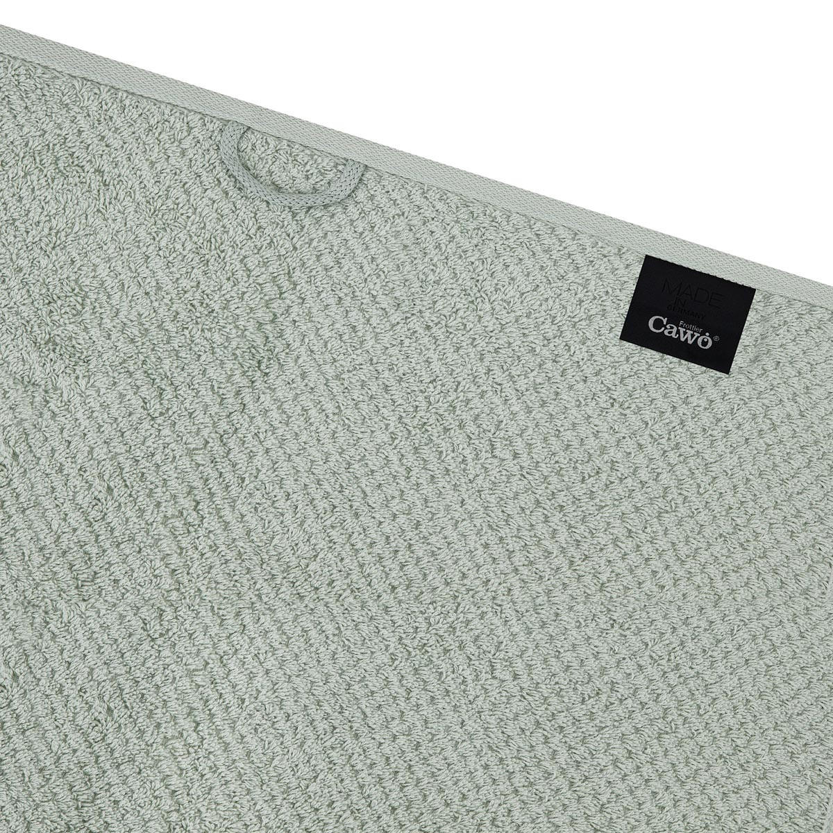 FROTTIERSET Pure 8-teilig - Grün, Textil (50/100cm) - Cawö