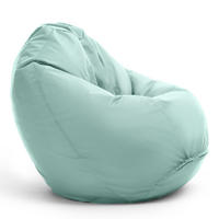 SITZSACK Classico L minzgrün - Mintgrün, Kunststoff (90/90/90cm) - Bruni