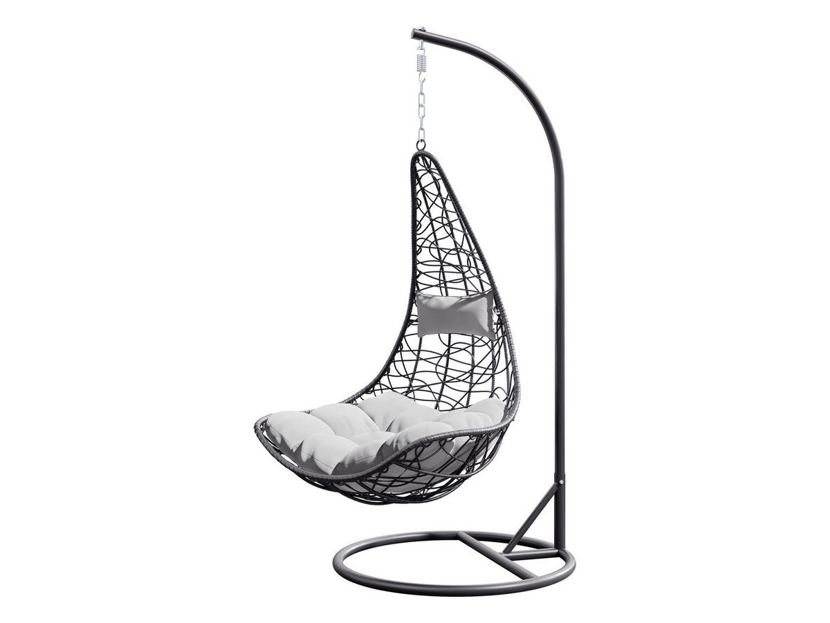 HÄNGESESSEL Boho - Grau, Metall (95/195/95cm) - MIRJAN24