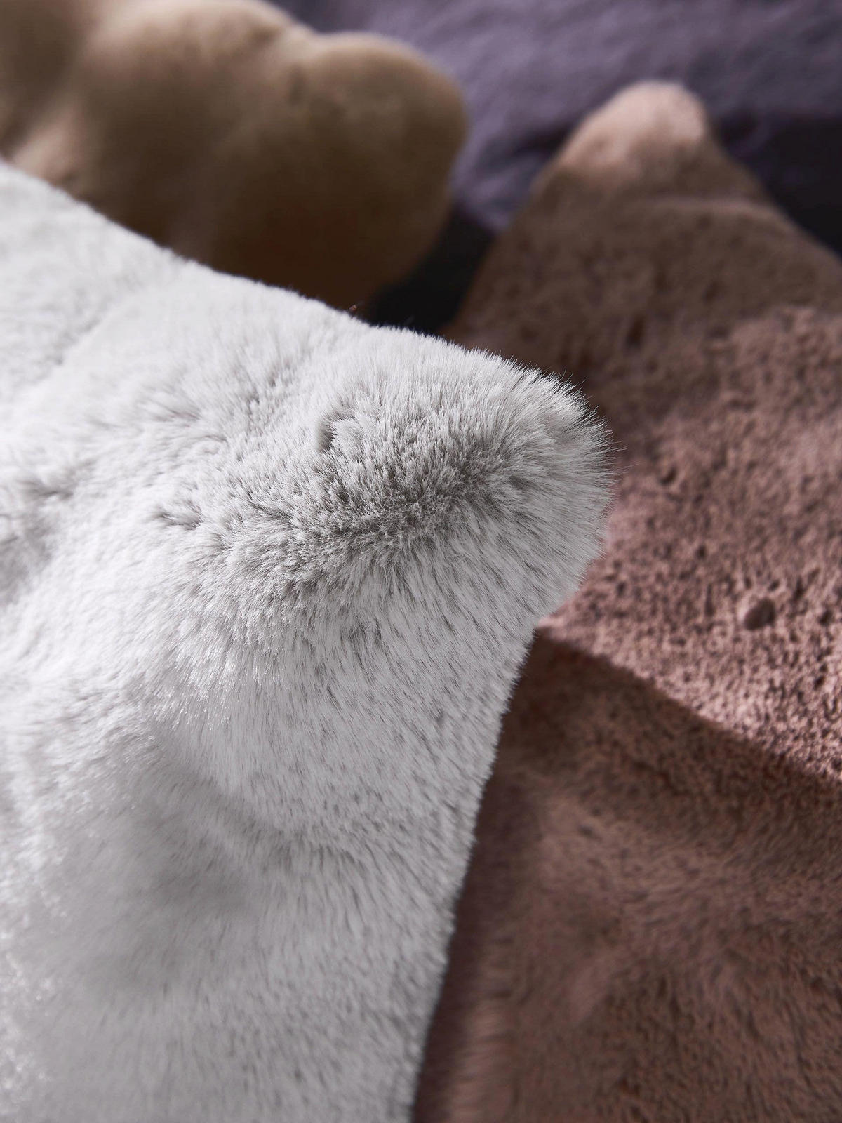 KISSENBEZUG Dave Grau 45x45 cm - Grau, Textil (45/45cm) - benuta Nest