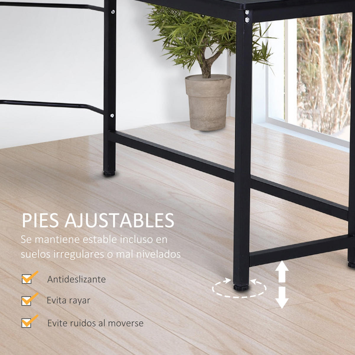 ECKSCHREIBTISCH Schwarz 1 Stück - Schwarz, Holzwerkstoff (168/120/75cm) - GiPP