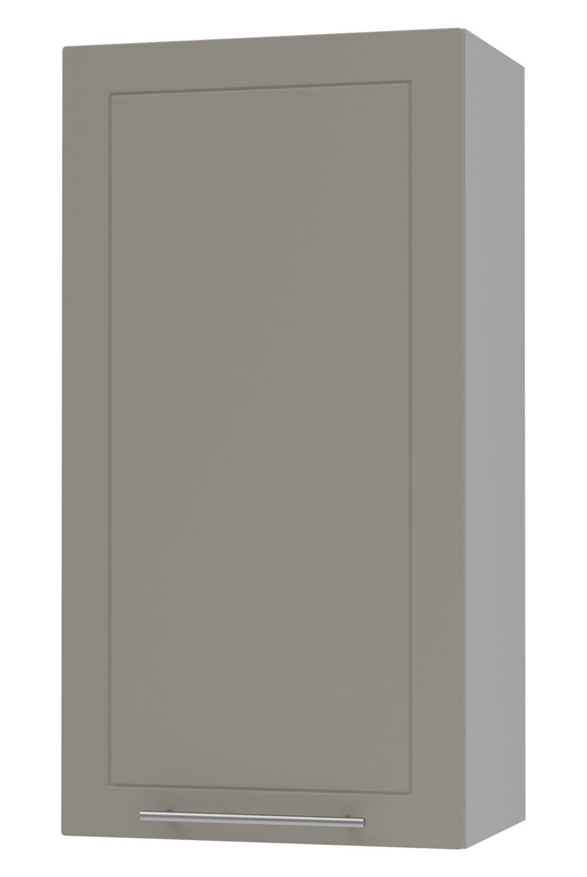 KÜCHENHÄNGESCHRANK Kvantum W4/60/1 Beige Matt / Grau Matt 60 / 32,5 / 96cm - Beige/Grau, Holz/Holzwerkstoff (60/96/32.5cm) - Feldmann-Wohnen