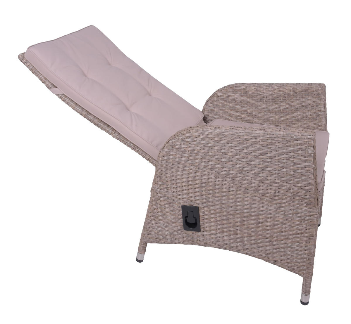 GARTENSTUHL 2er Set Jena Gartenstühle - Braun, Kunststoff (68/109/60cm) - DELUKE