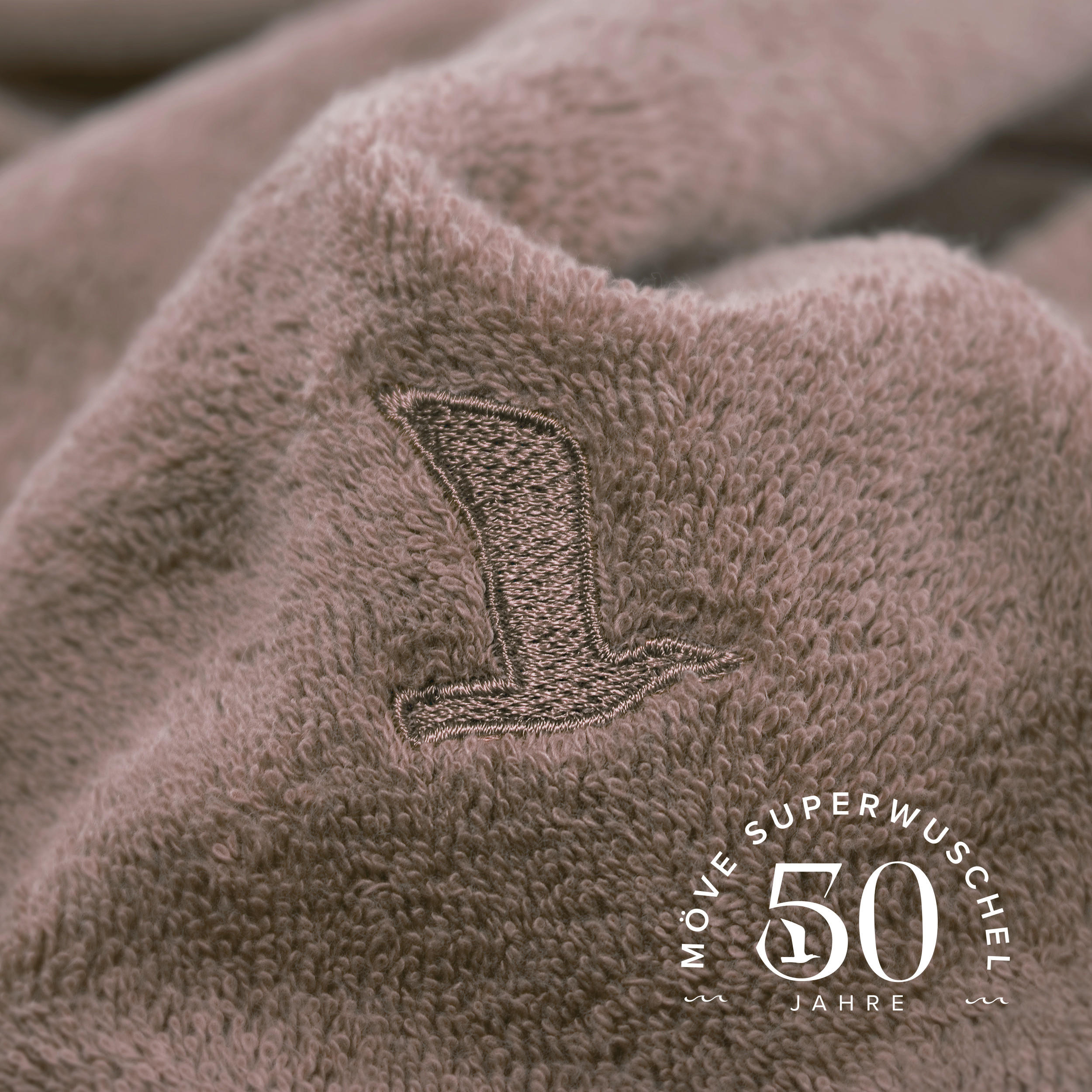 BADETUCH SUPERWUSCHEL - LIMITED EDITION - Braun, Textil (80/200cm) - MÖVE