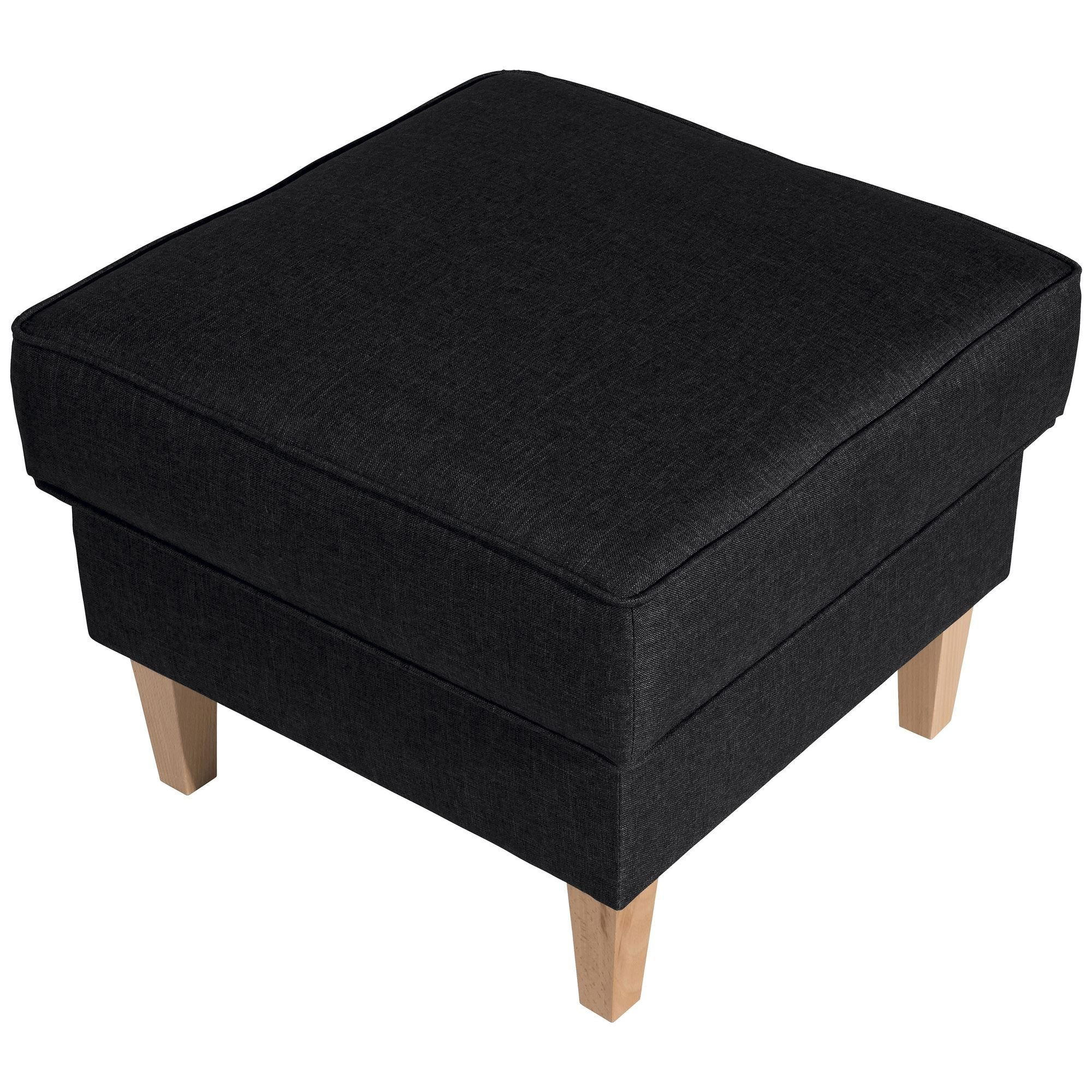 58aufmkessel Hocker Graphit, Buche 53x45x53 cm