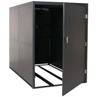 FAHRRADGARAGE 2er 160x113x209cm abschließbar Metall Anthrazit - Anthrazit, Metall (113/160/209cm) - PROREGAL