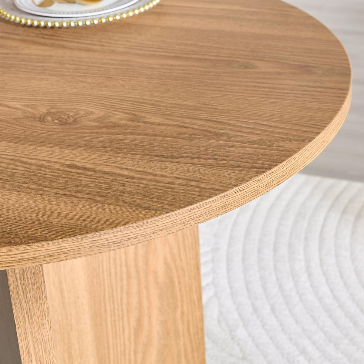 ESSTISCH walnuss-optik 180 cm oval für 4-6 personen - Walnussfarben, Holzwerkstoff (90/180/75.5cm) - Urban Meuble
