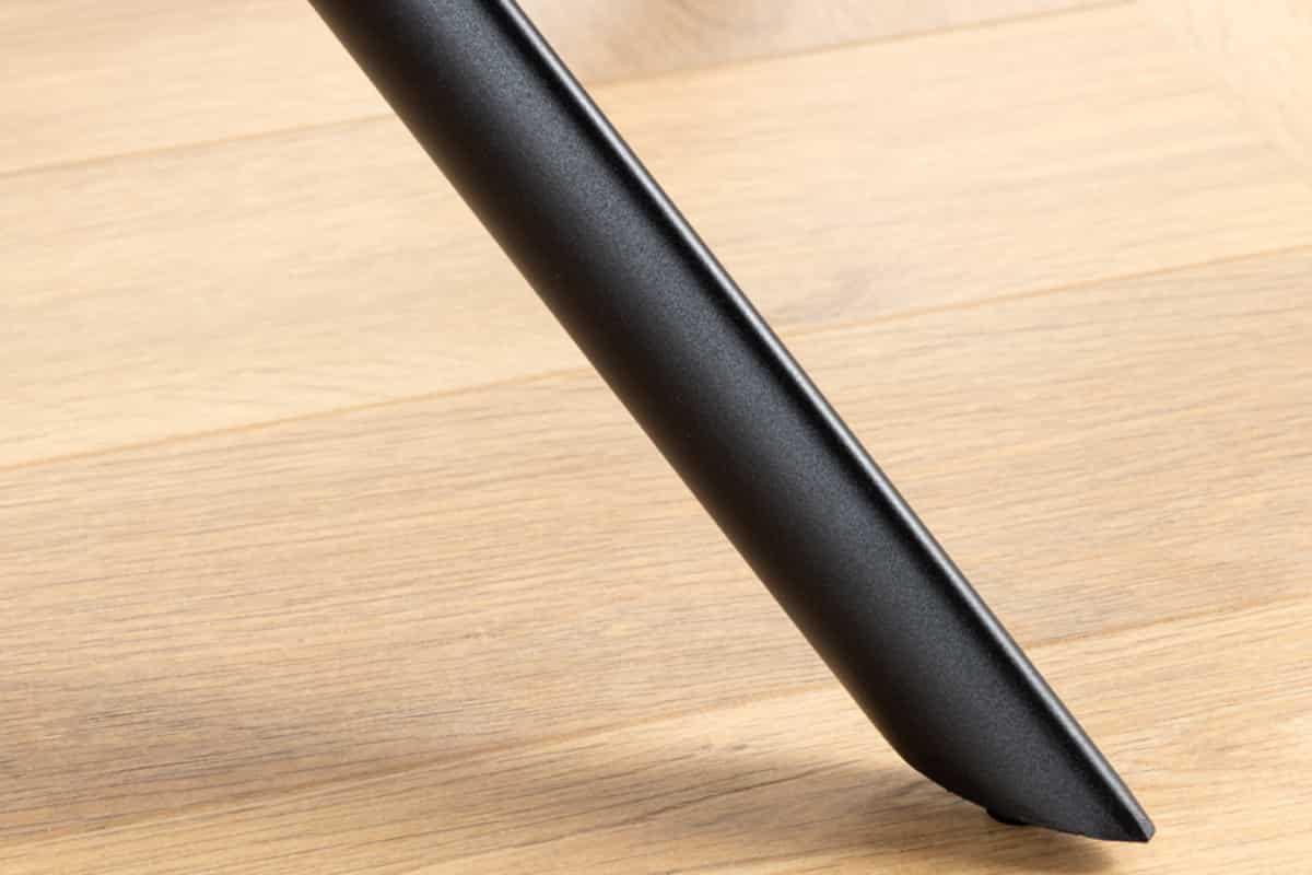 STUHL LE GRAND Strukturstoff Schwarz 90 cm - Schwarz, Leder/Textil (68/87/68cm) - riess-ambiente