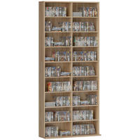CD-REGAL DE-14488 18 Fächer, verstellbare Böden Naturholz - Naturfarben, Holzwerkstoff (24/175/78.5cm) - ComfortXL