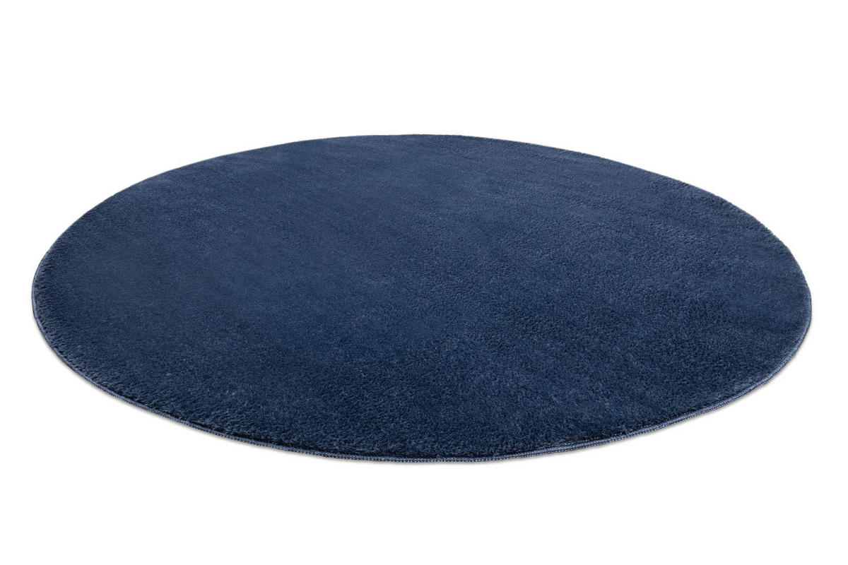 TEPPICH Lindo 100 cm - Blau, Textil (100/100cm) - rugsX