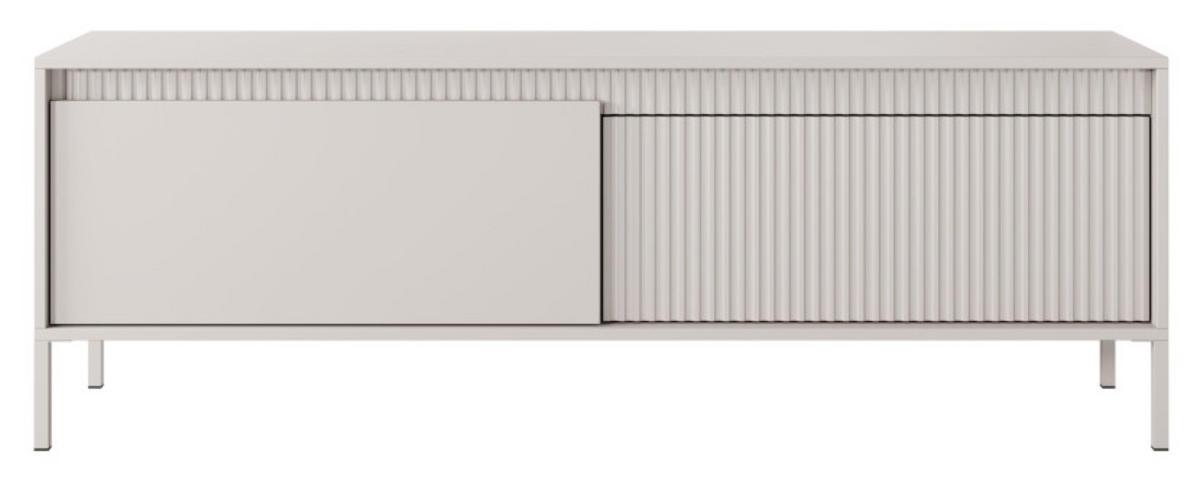 SCHRANK Beige ENSO Auf Metallfüßen - Beige, Holzwerkstoff (153.5/53.4/39.5cm) - Sepro Meble