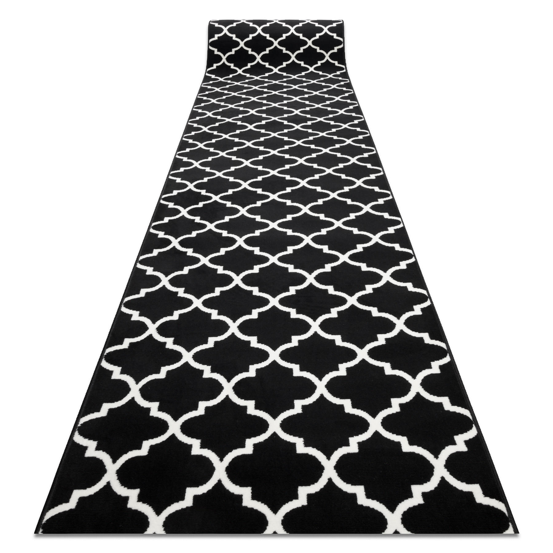 rugsX Läufer Schwarz 80x270 cm