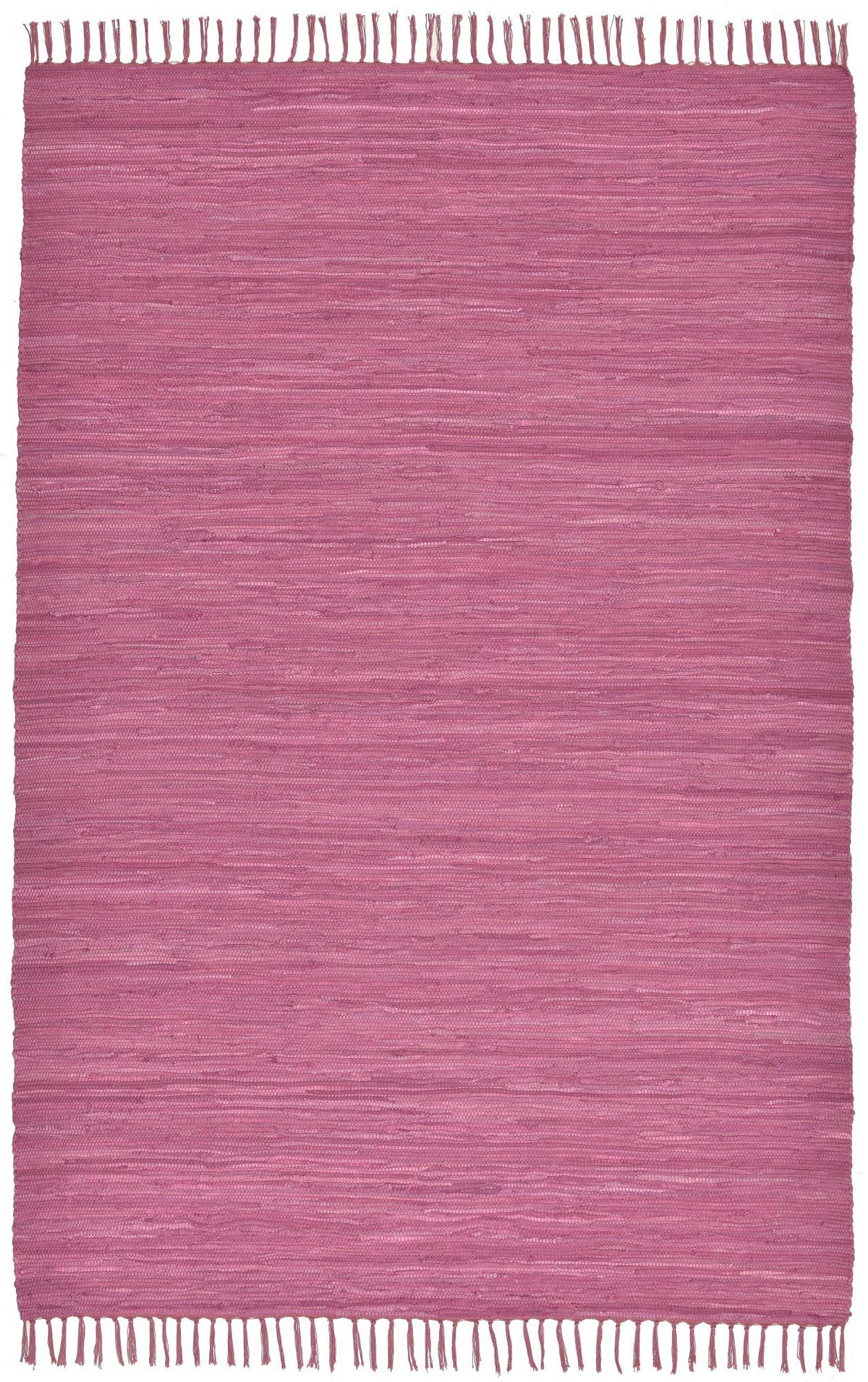 FLECKERLTEPPICH Chindi 70x140 cm - Beere, Textil (70/140cm) - Rug and Roll