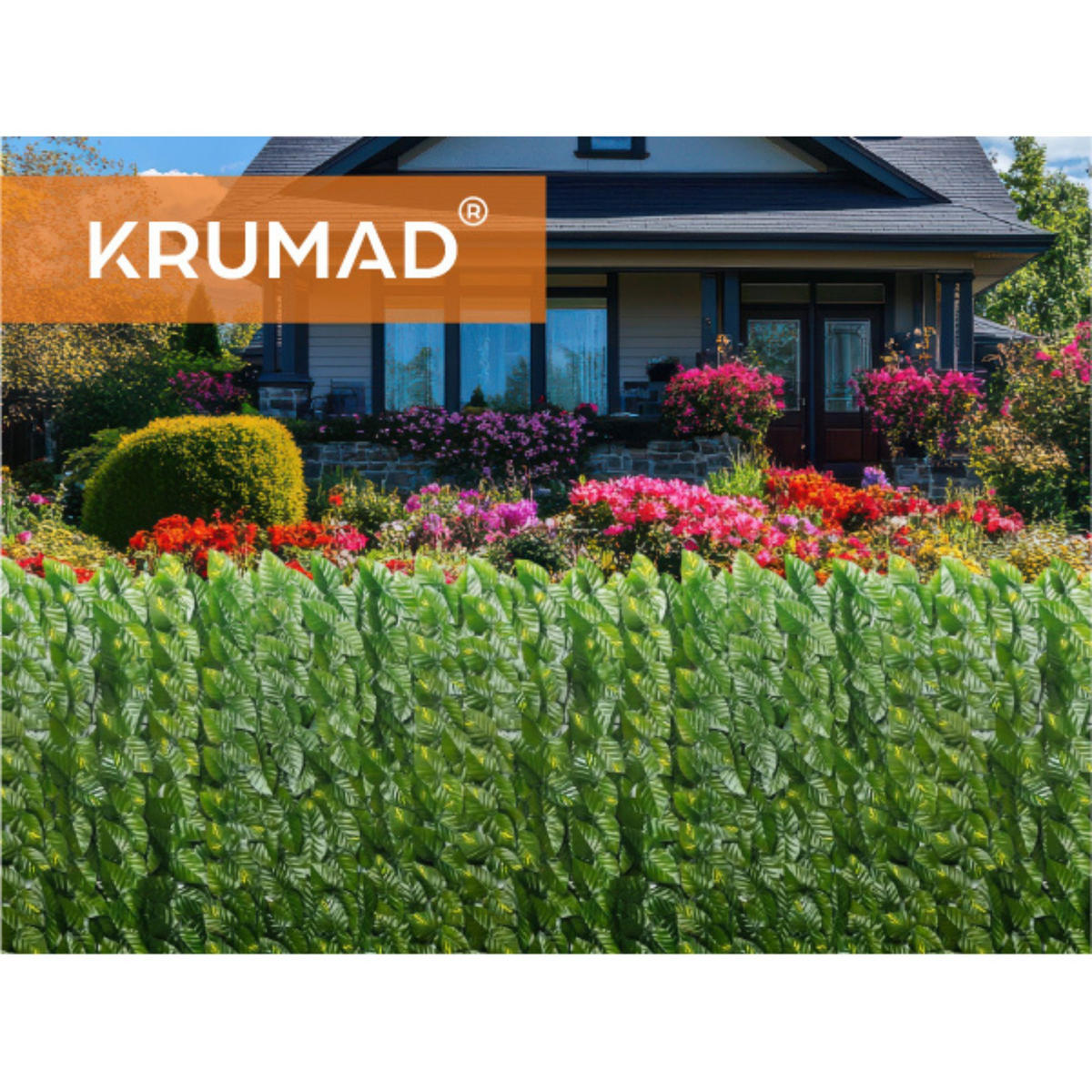 KUNSTPFLANZE Efeu, 2er-Set 300x50cm - Waldgrün, Kunststoff (300/50cm) - KRUMAD