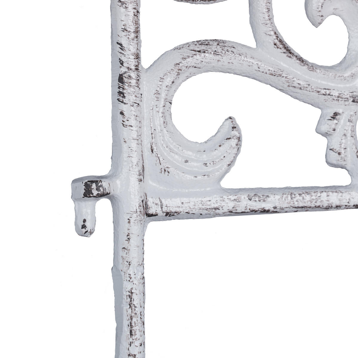 10xBEETZAUN - Weiß, Metall (27/27/1cm) - Relaxdays