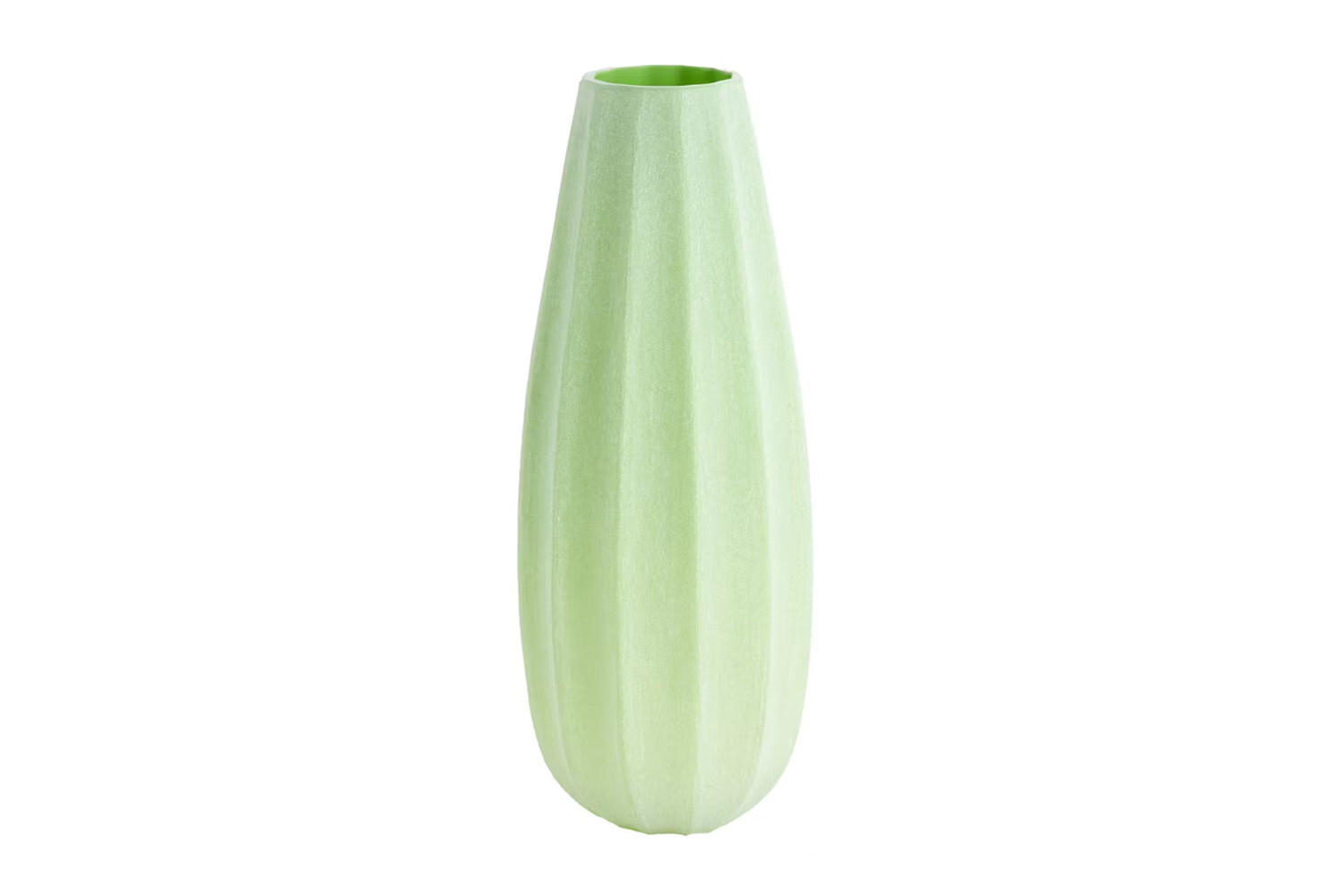 GLASVASE BRADLEY Ø17,5x44,5 cm, Glas, Mintgrün - Mintgrün, Glas (17.5/44.5cm) - Light & Living