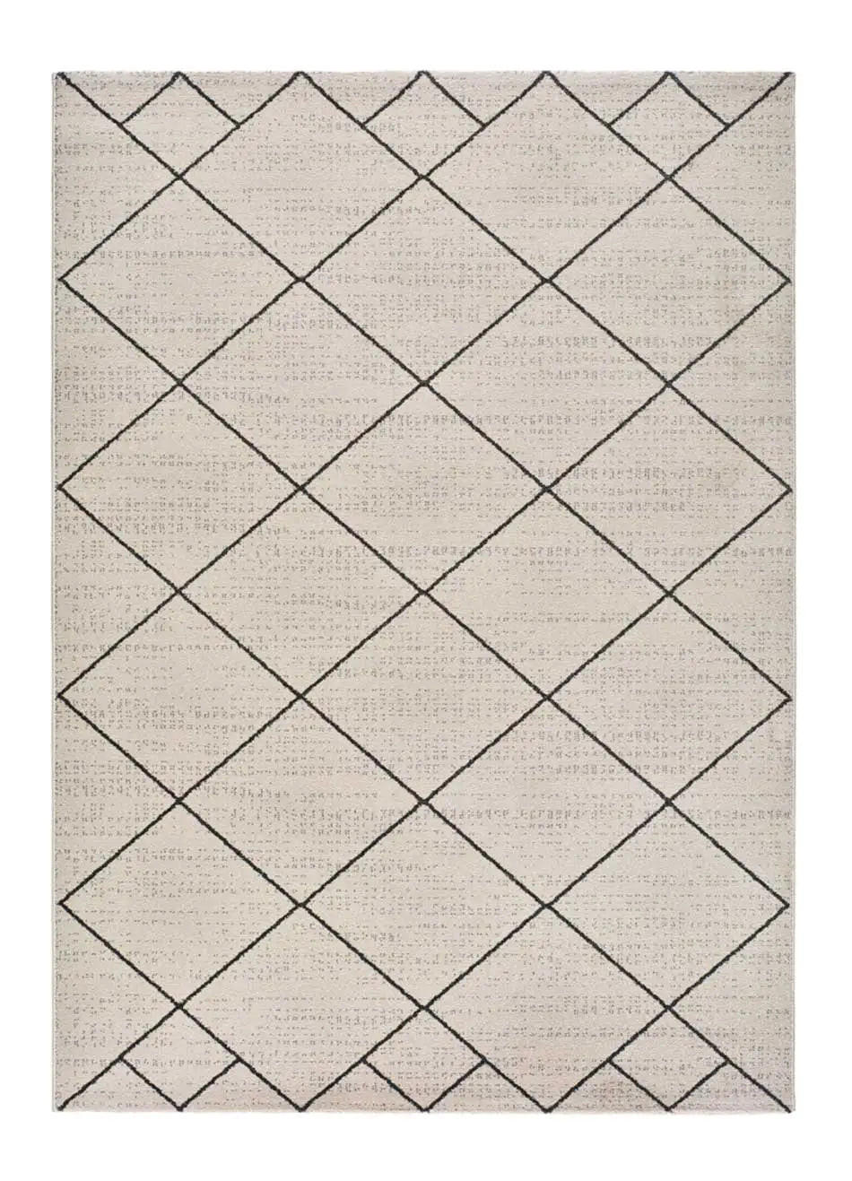 KURZFLORTEPPICH Weiß Malika 160/230 cm - Weiß, Naturmaterialien/Textil (160/230cm) - Atticgo