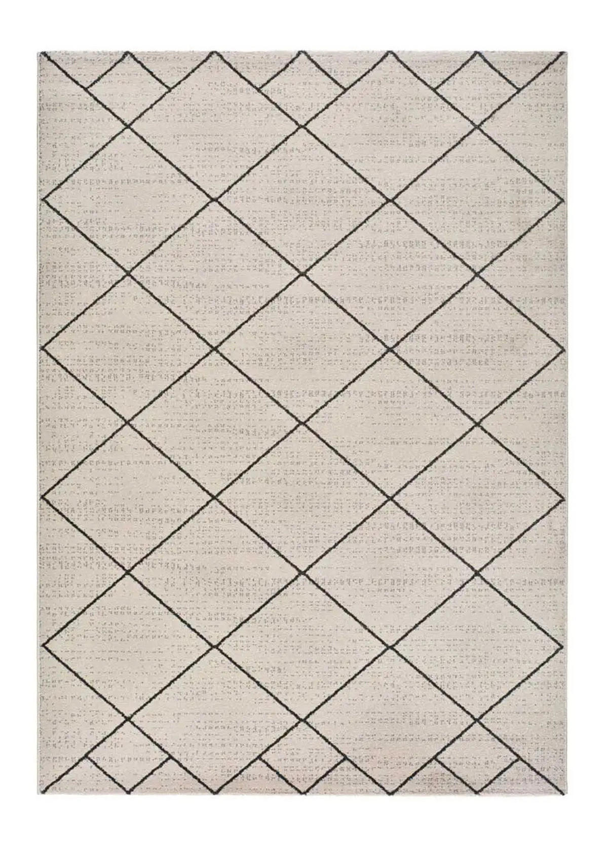 KURZFLORTEPPICH Weiß Malika 160/230 cm - Weiß, Naturmaterialien/Textil (160/230cm) - Atticgo