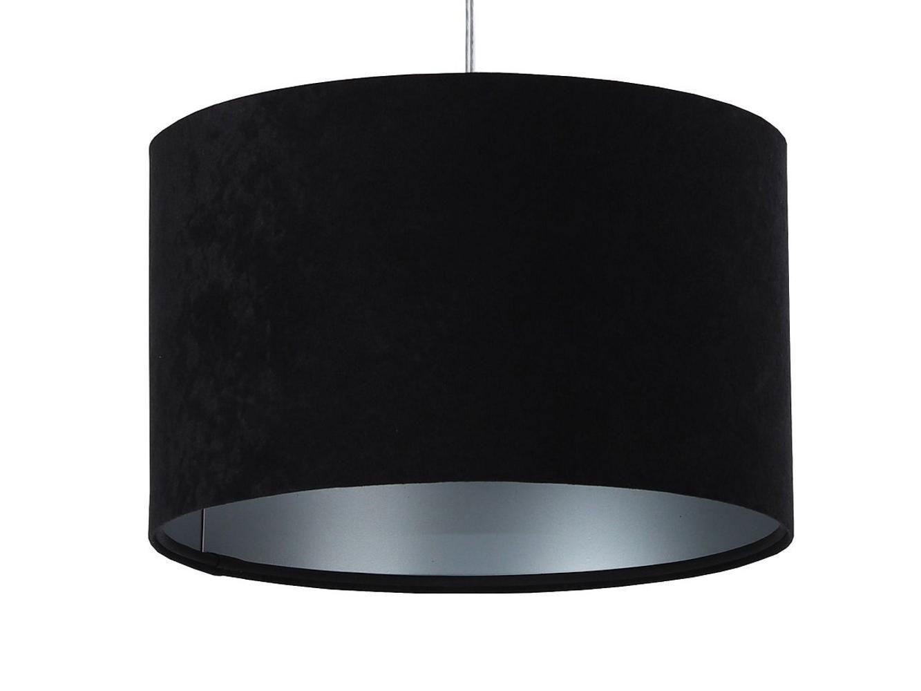 HÄNGELEUCHTE Schwarz 30/20 cm - Silberfarben/Schwarz, Kunststoff (30/0.45/20cm) - ONZENO