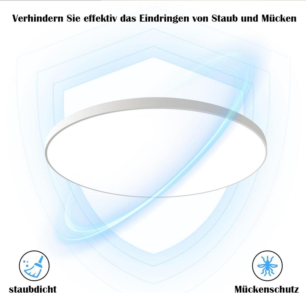 LED-DECKENLEUCHTE Zornschlag 28.0/2.5/28.0 cm - Weiß, Metall (28/28/2.5cm) - ZMH