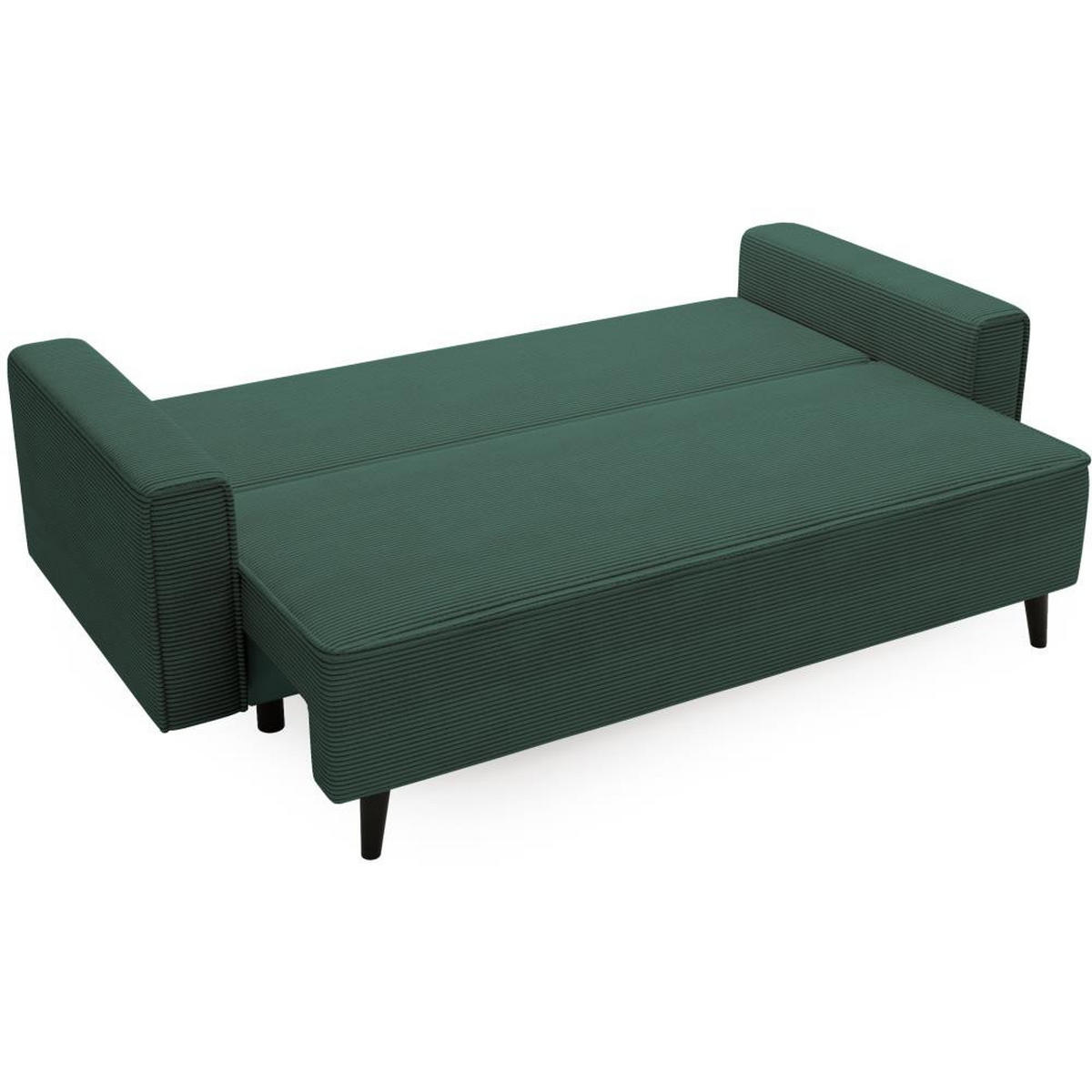 3-SITZER SOFA Monte mit Schlaffunktion grün - Grün, Textil (225/73/95cm) - Beautysofa