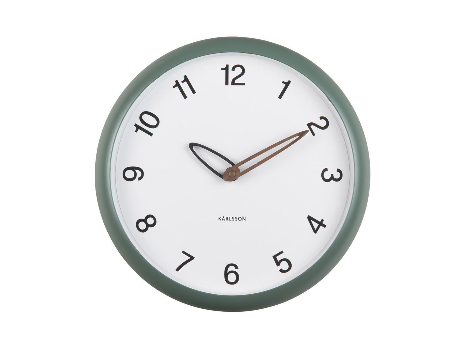 WANDUHR Bella 4/30/30 cm - Grün, Kunststoff (30/30/4cm) - Karlsson