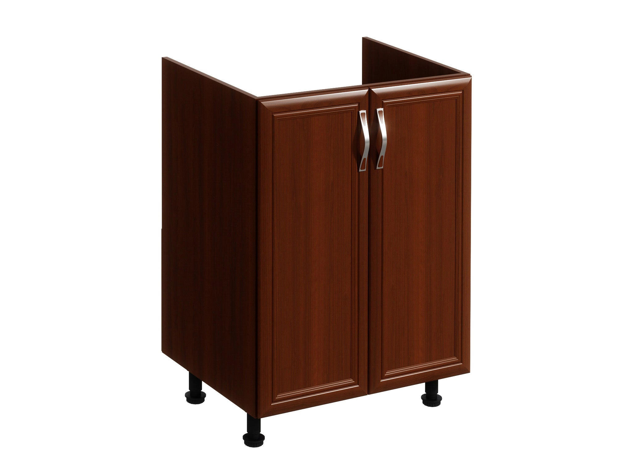 SPÜLENSCHRANK D60Z – Sycylia Milano – Milano / Walnuss - Walnussfarben, Holzwerkstoff (60/82/47cm) - ROYAL24_MARKT