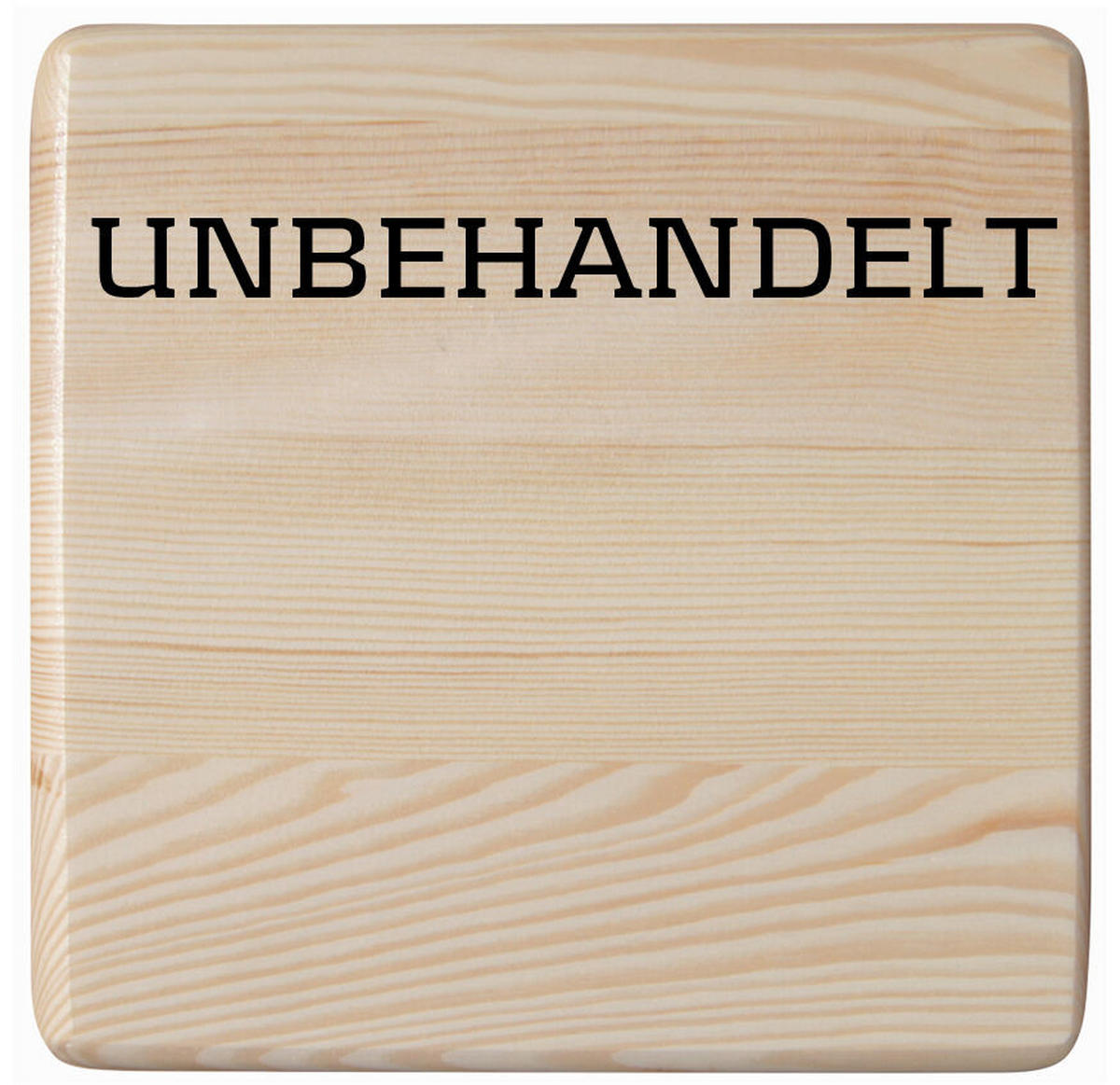 HOLZSTUHL Massiv Kiefer Holz, Weiss/Roh, 90 x 36 x 39 cm - Naturfarben/Kieferfarben, Holz (39/90/36cm) - Koma